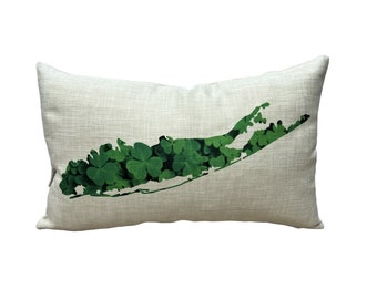 St. patrick's long island bolster pillow