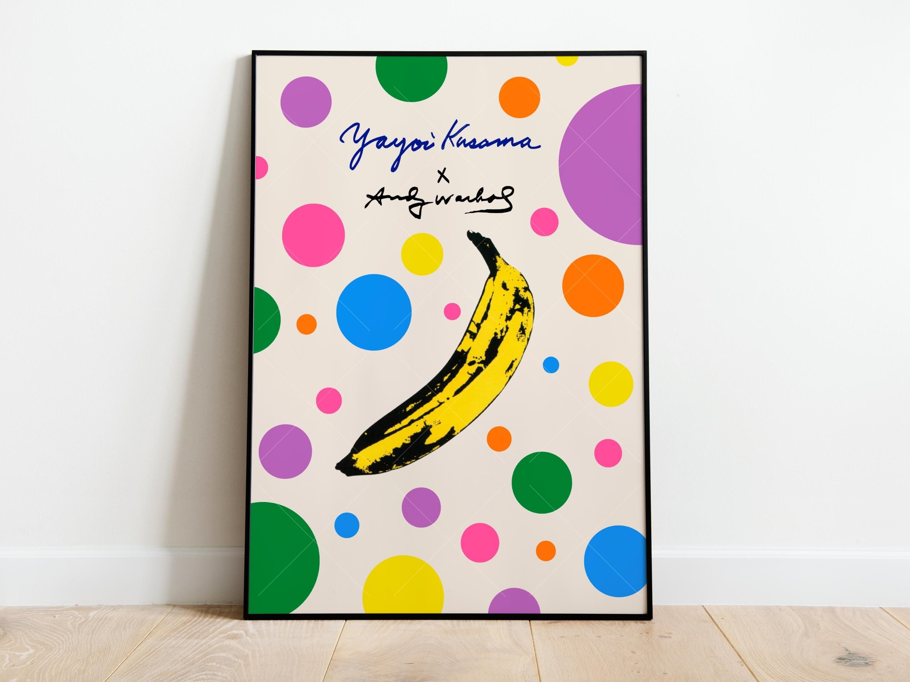 Yayoi Kusama X Warhol 1982 Poster | Yayoi Kusama Poster