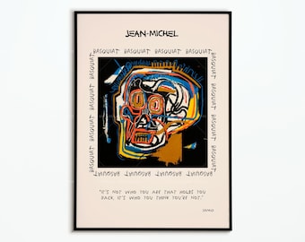 Poster Vinatge Jean Michel Basquiat | Post Basquiat | Decoration poster | Art Poster | Gift idea