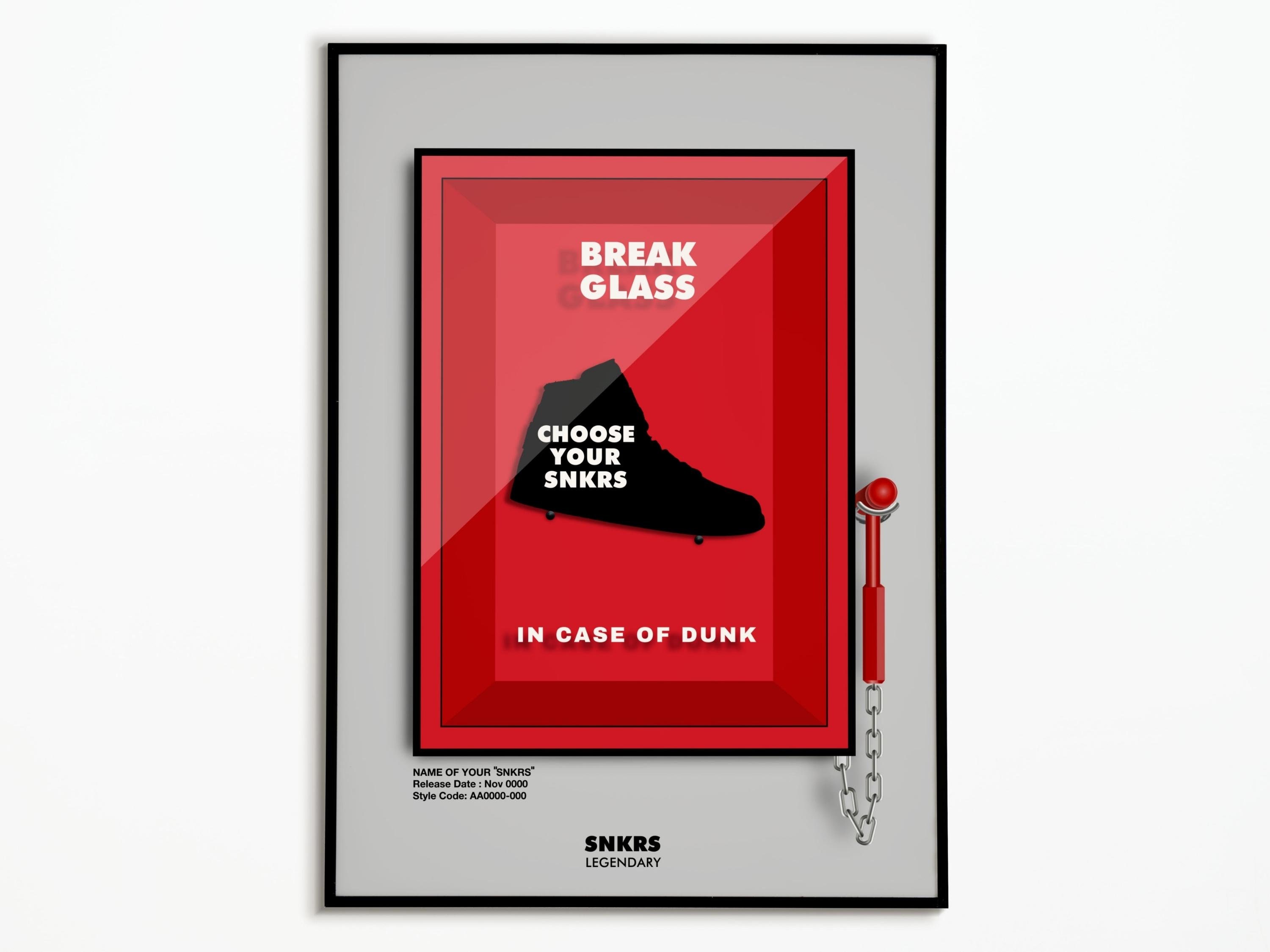 Affiche Sneakers à Personnaliser | Poster Custom Affiche Décoration Idée Cadeau