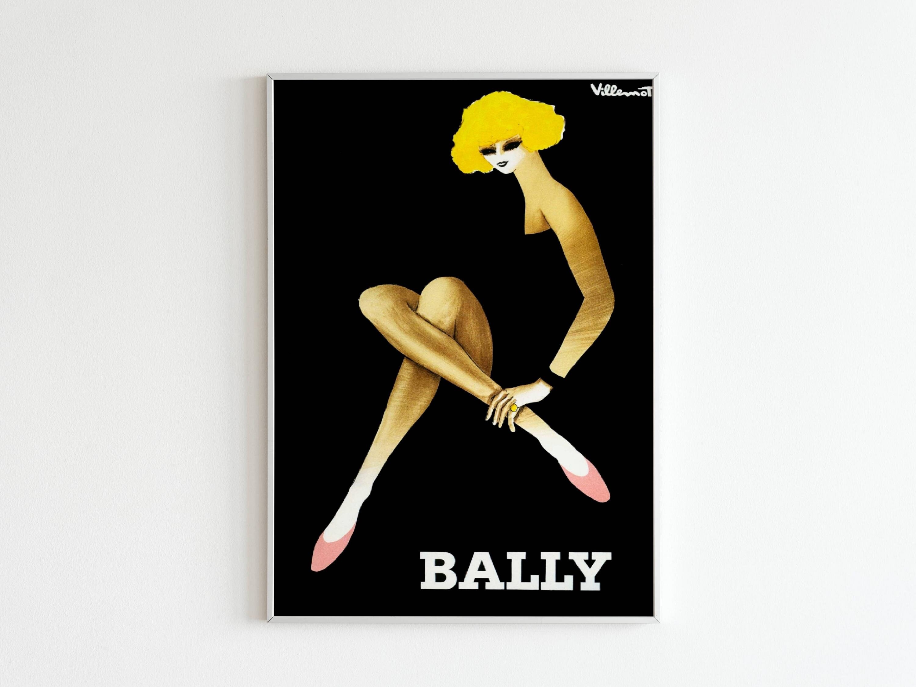 Affiche Vintage Chaussures Bally | Shoes Poster