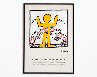 Póster de Keith Haring | Póster de Keith Haring | cartel de decoración | Póster de arte