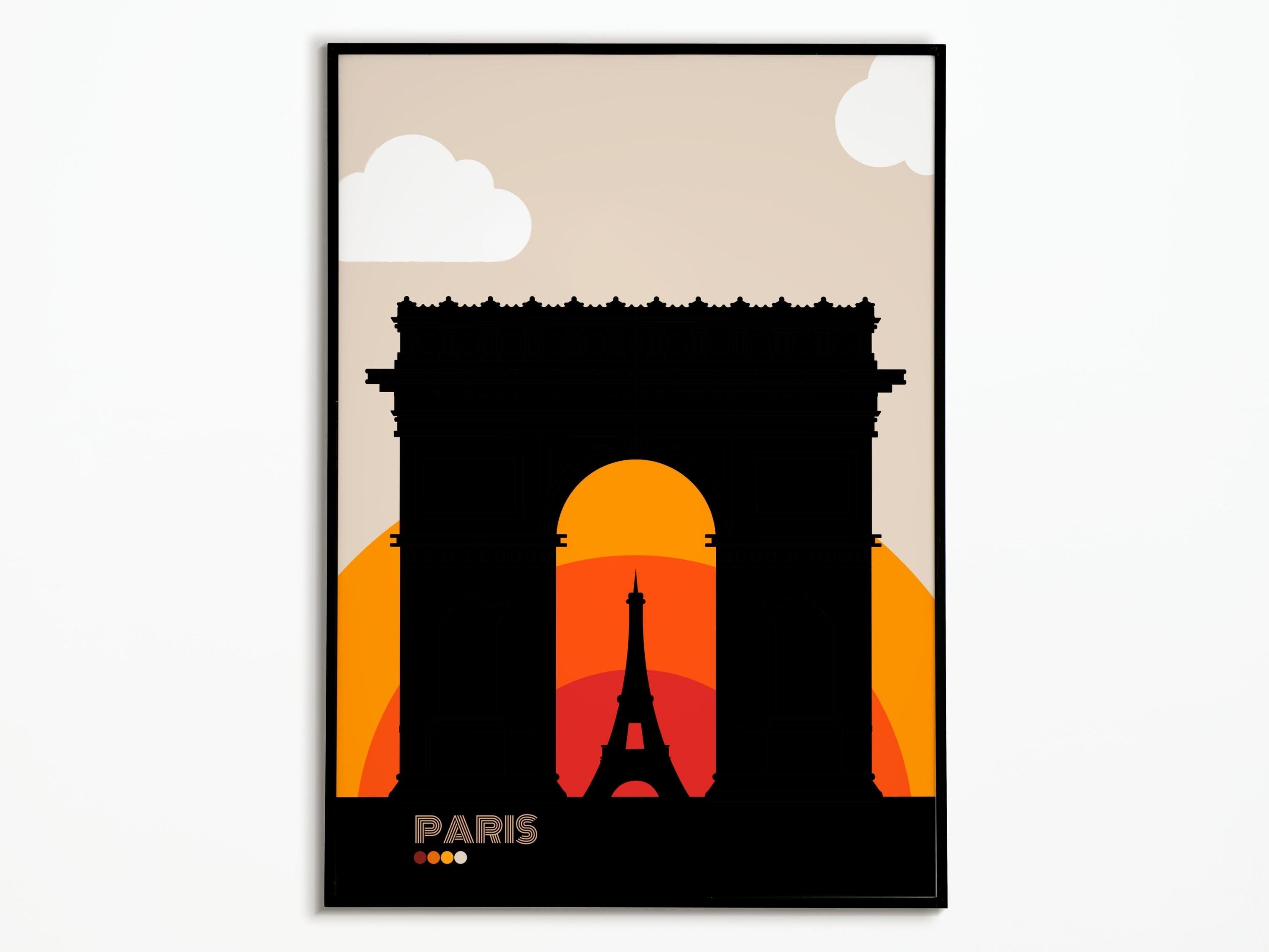 Bauhaus Paris | Affiche Style Bauhaus Poster Affiche Décoration Art