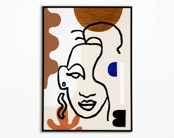 Abstract Art Poster | Matisse Poster | Abstract Art Poster | Wall Decor | Art Poster | Wall Art
