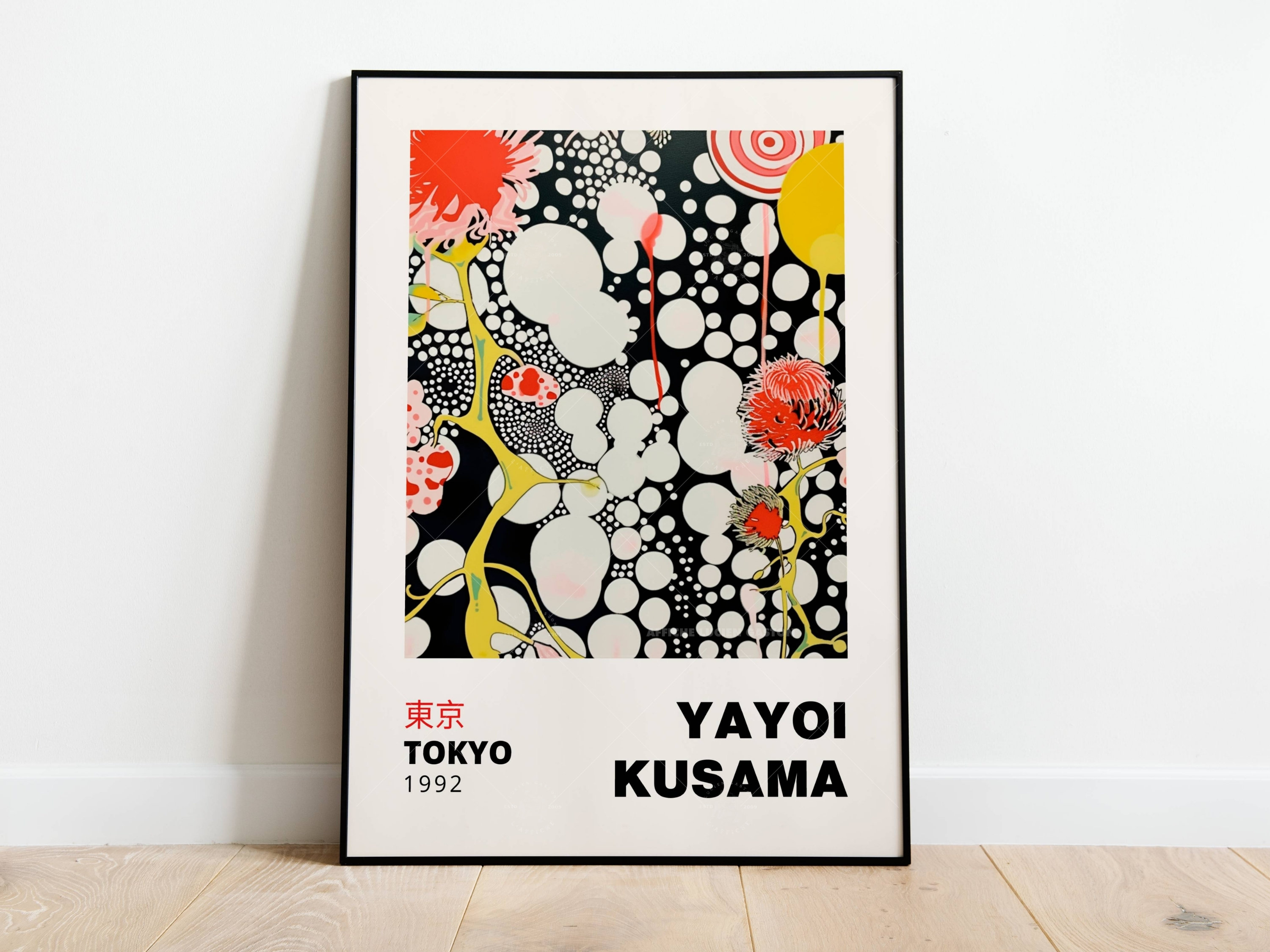 レビュー高評価の商品 Kusama Yayoi - Poster Kusama Yayoi Poster Decoration - その他