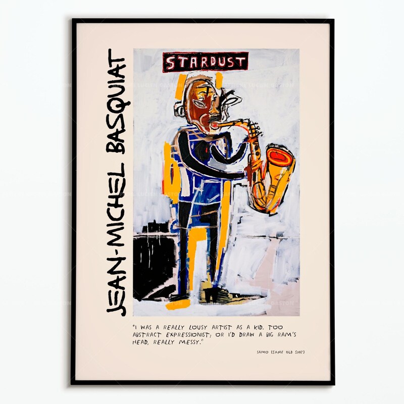 Affiche D'art De Jean-Michel Basquiat - Format 90 X 60 Cm - Neuf Sous Tube - Décoration Murale Moderne