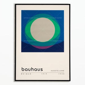 Bauhaus 1919 | Bauhaus Poster 1919 | Poster Bauhaus 1919 | Decoration poster | Poster Art