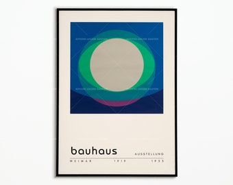 Bauhaus 1919 | Bauhaus Poster 1919 | Poster Bauhaus 1919 | Decoration poster | Poster Art