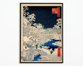 Japanese poster Hiroshige 1857 | Japanese Poster Hiroshige | Art | Poster Decoration Poster