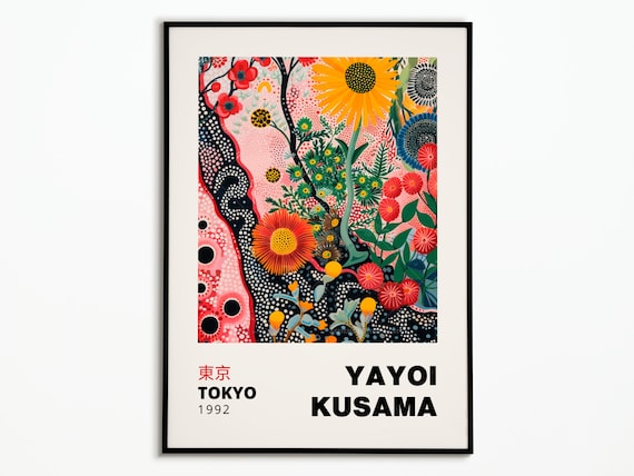 アート・デザイン・音楽 Triennale: One Hundred Years of Posters Yayoi Kusama Poster - Yayoi Kusama Poster - Decorative