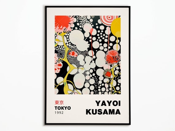 Yayoi Kusama Poster - Yayoi Kusama Poster - Decoration Poster