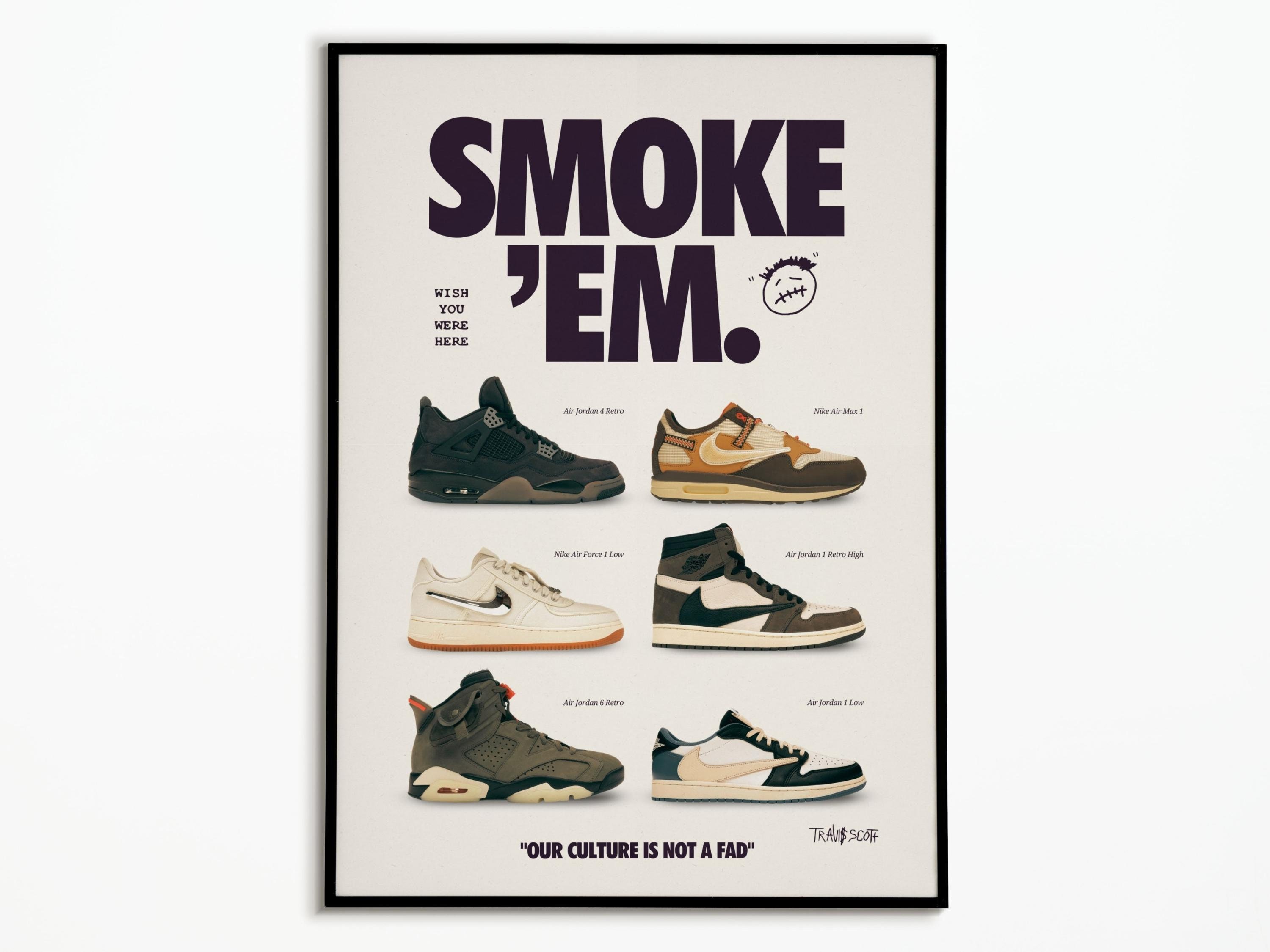 Affiche Vintage Sneakers Poster 