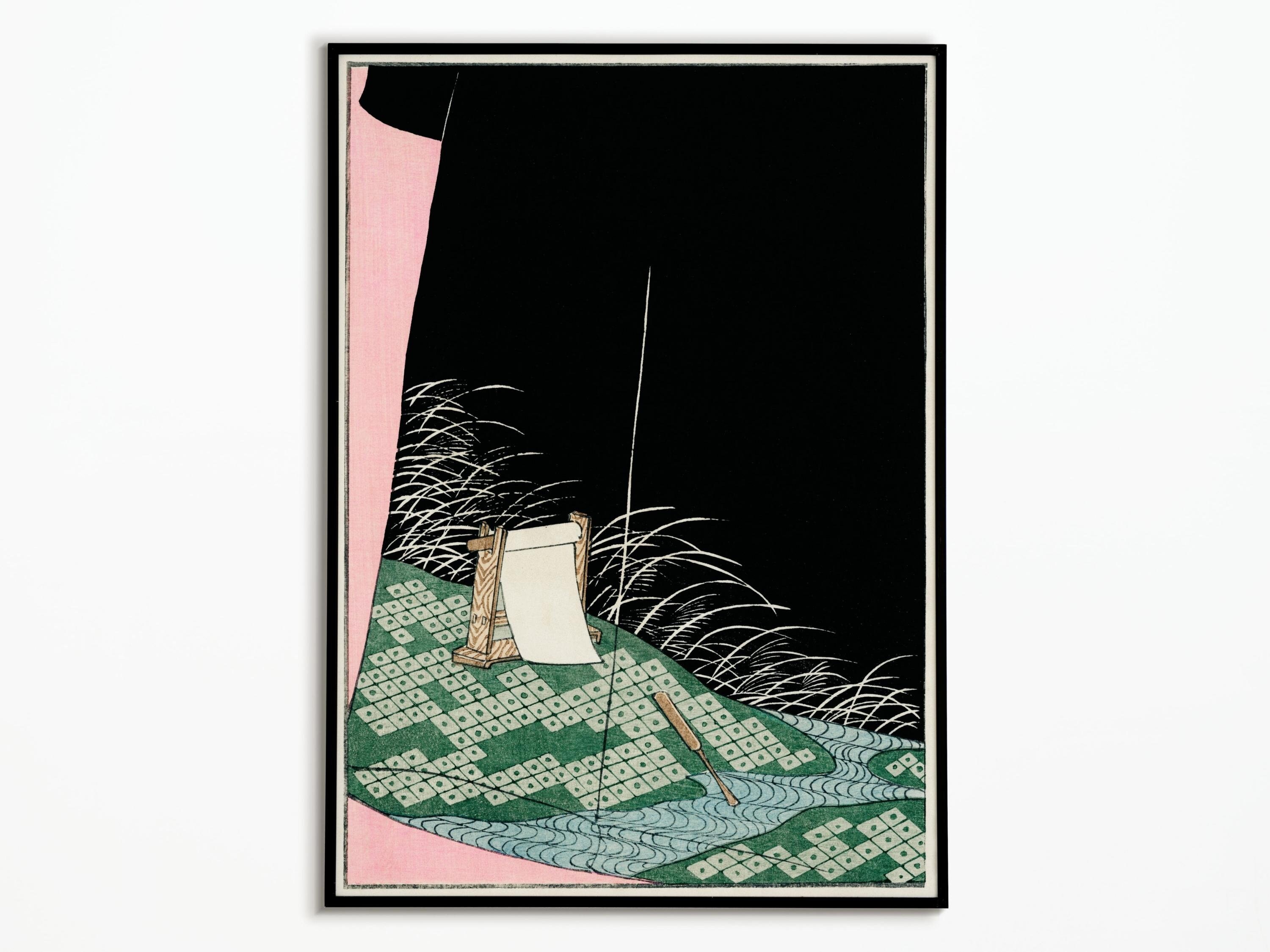 Affiche Estampe Japonaise Bijutsu Sekai | 1893-1896 | Affiche Watanabe Seitei Idée Cadeau Décoration