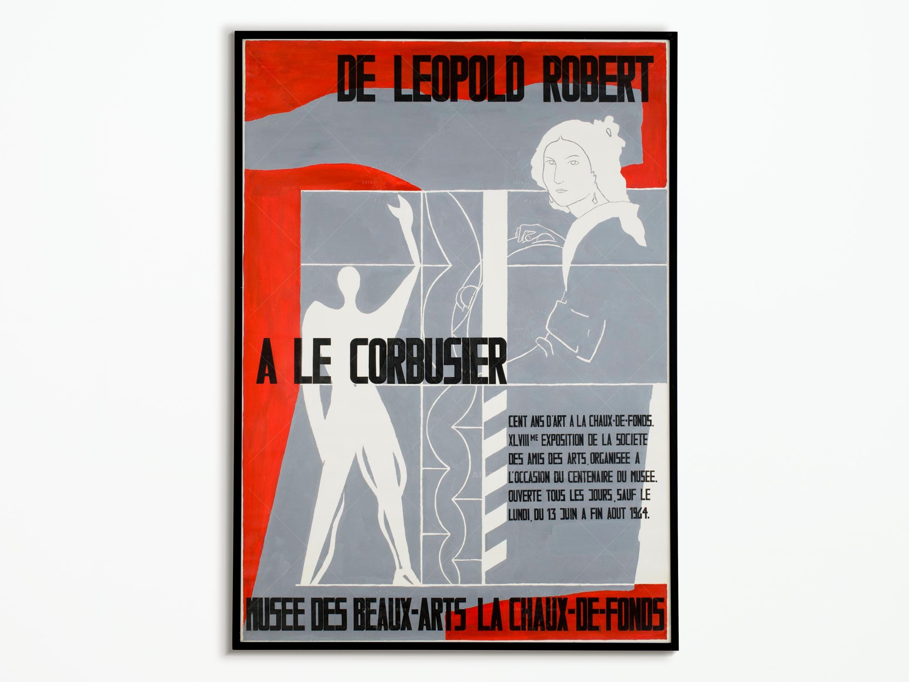 Ausstellungsplakat Le Corbusier 1975 Paris | Kaufen auf