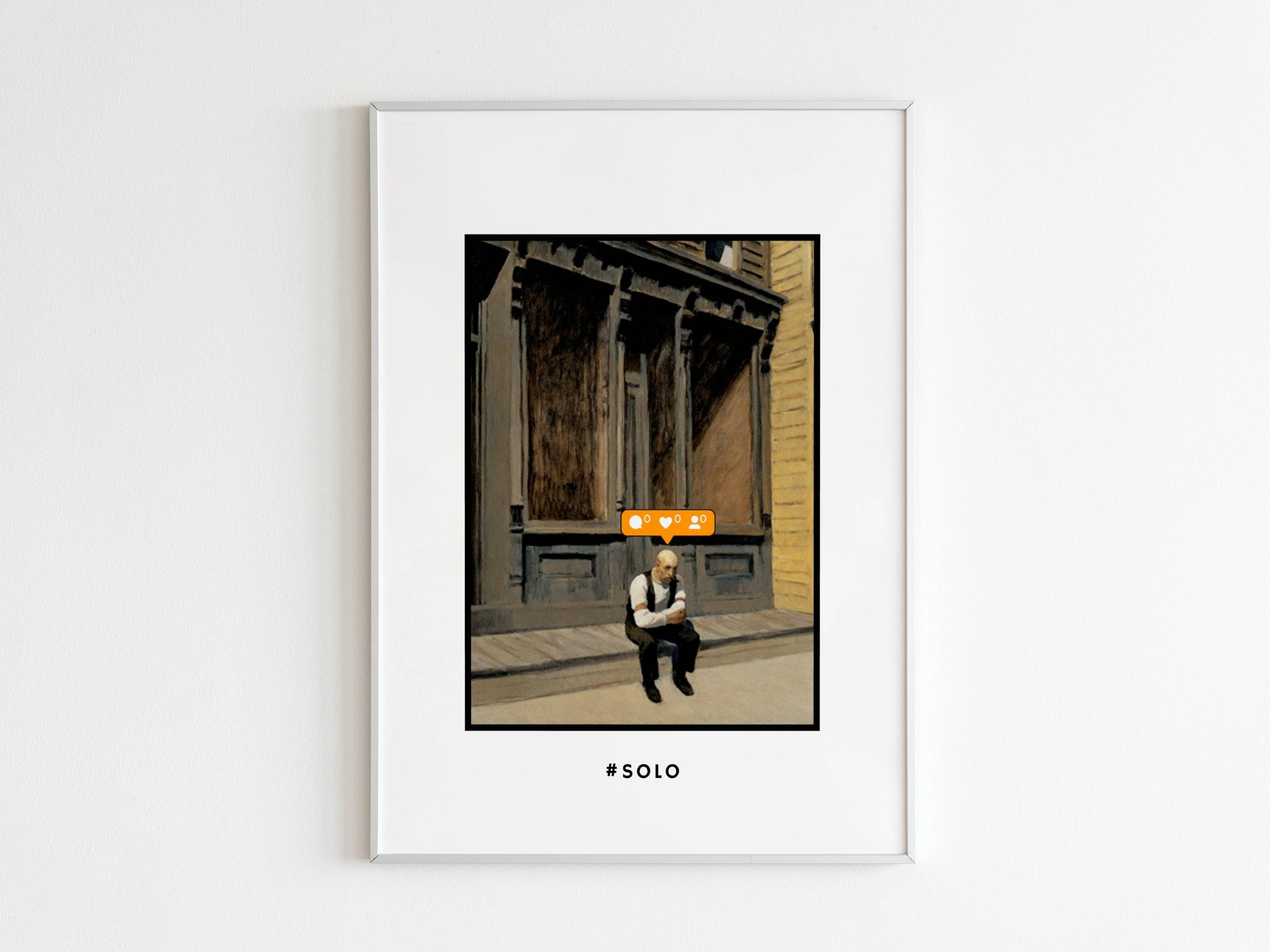 Affiche Originale Style Art Sunday Edward Hopper, 1926