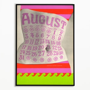 Póster estilo años 70 | Póster estilo años 70 |  Cartel decorativo | Cartel de arte |