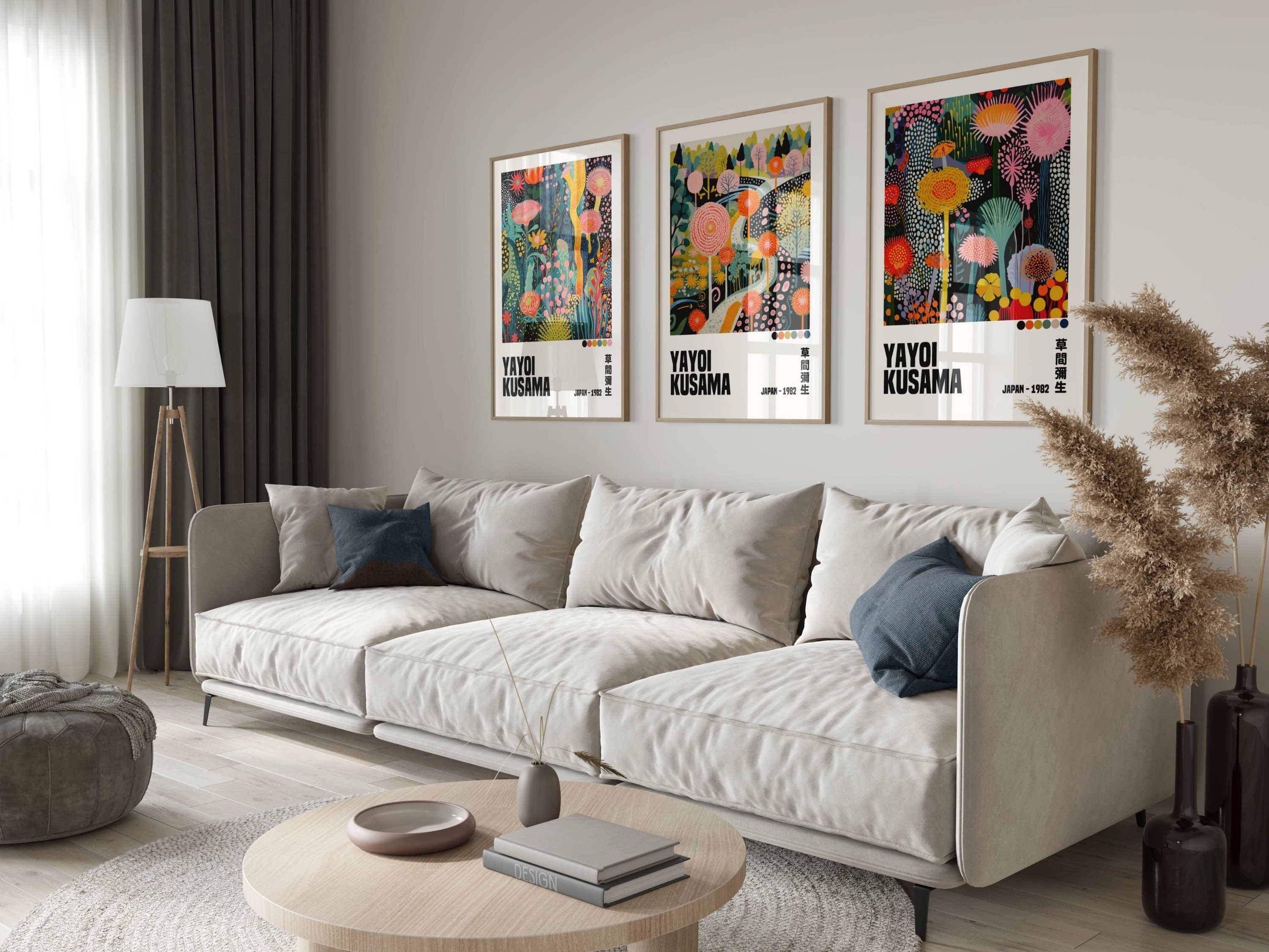 草間彌生ポスター |弥生ポスター 3 枚セット |ポスター 草間彌生