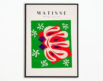 Affiche Henri Matisse | Poster Matisse Papier découpé | Peinture Art Moderne Matisse | Décoration murale | Idée cadeau
