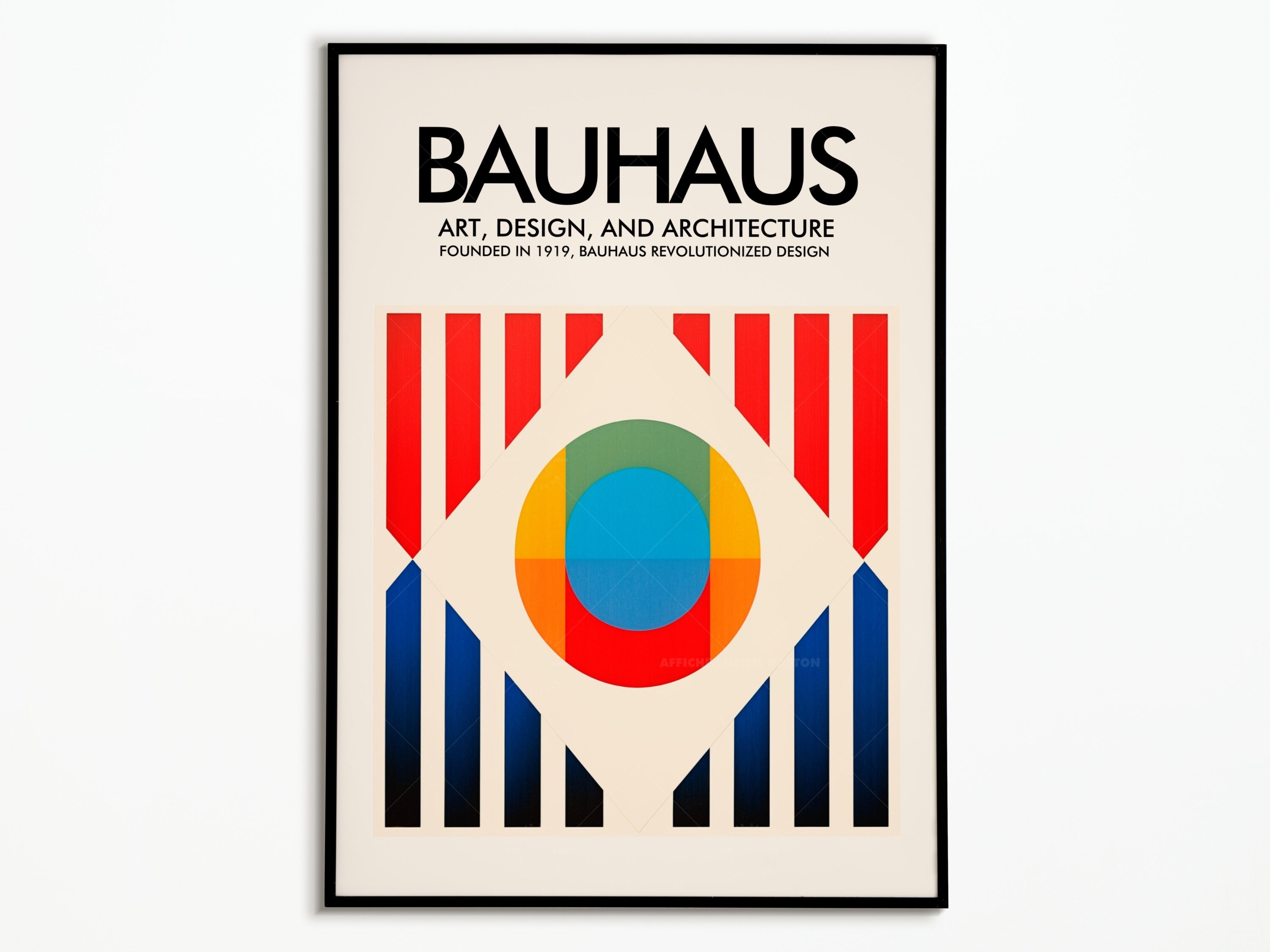 Poster Bauhaus Design | Vintage Bauhaus Poster | Bauhaus Decorative ...