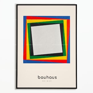 Bauhaus 1919 | Bauhaus-Plakat 1919 | Plakat Bauhaus 1919 | Dekorationsplakat | Plakatkunst