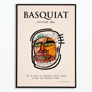 Poster Vinatge Jean Michel Basquiat | Post Basquiat | Decoration poster | Art Poster | Gift idea