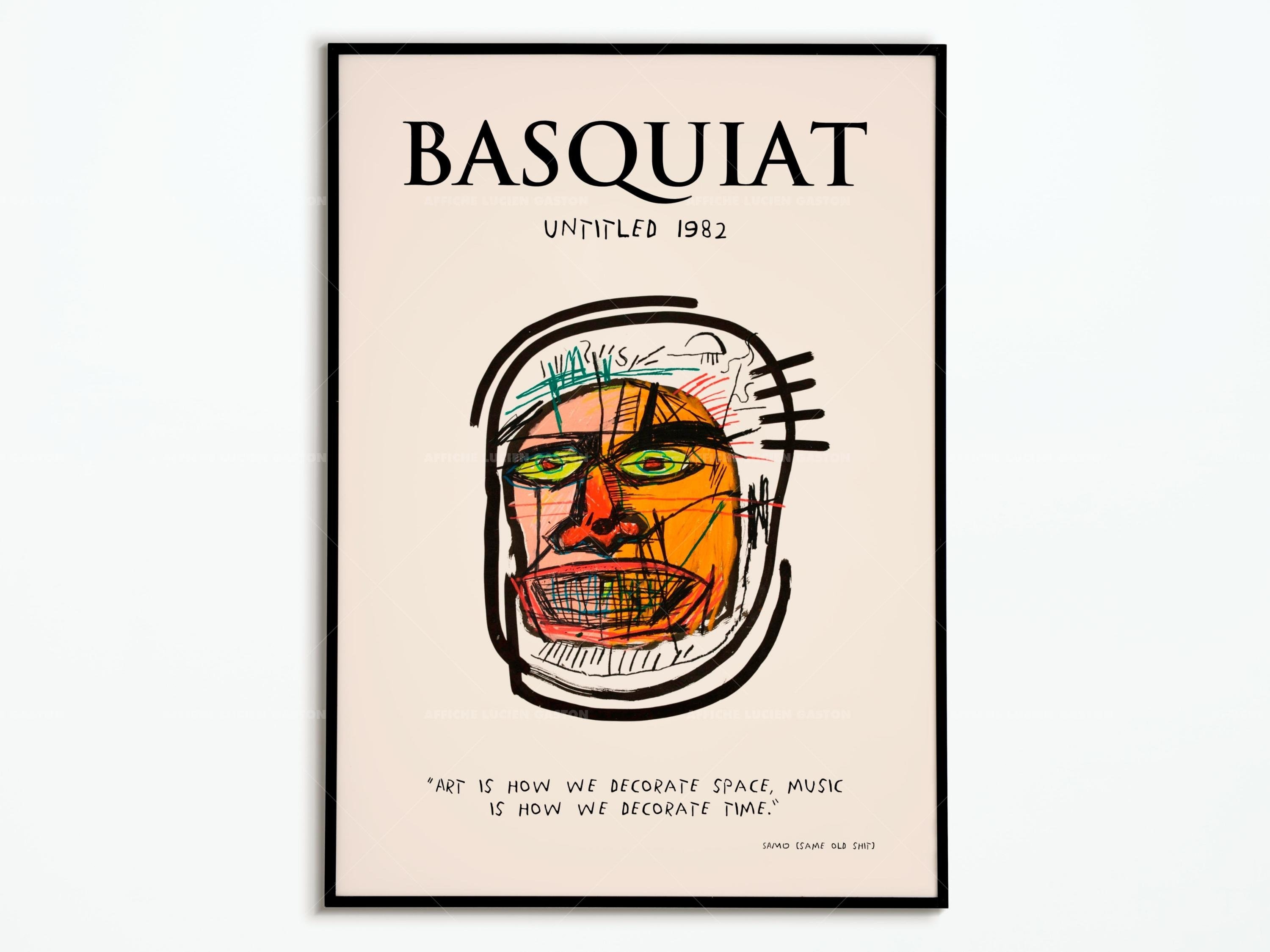 Poster Vinatge Jean Michel Basquiat Post Basquiat