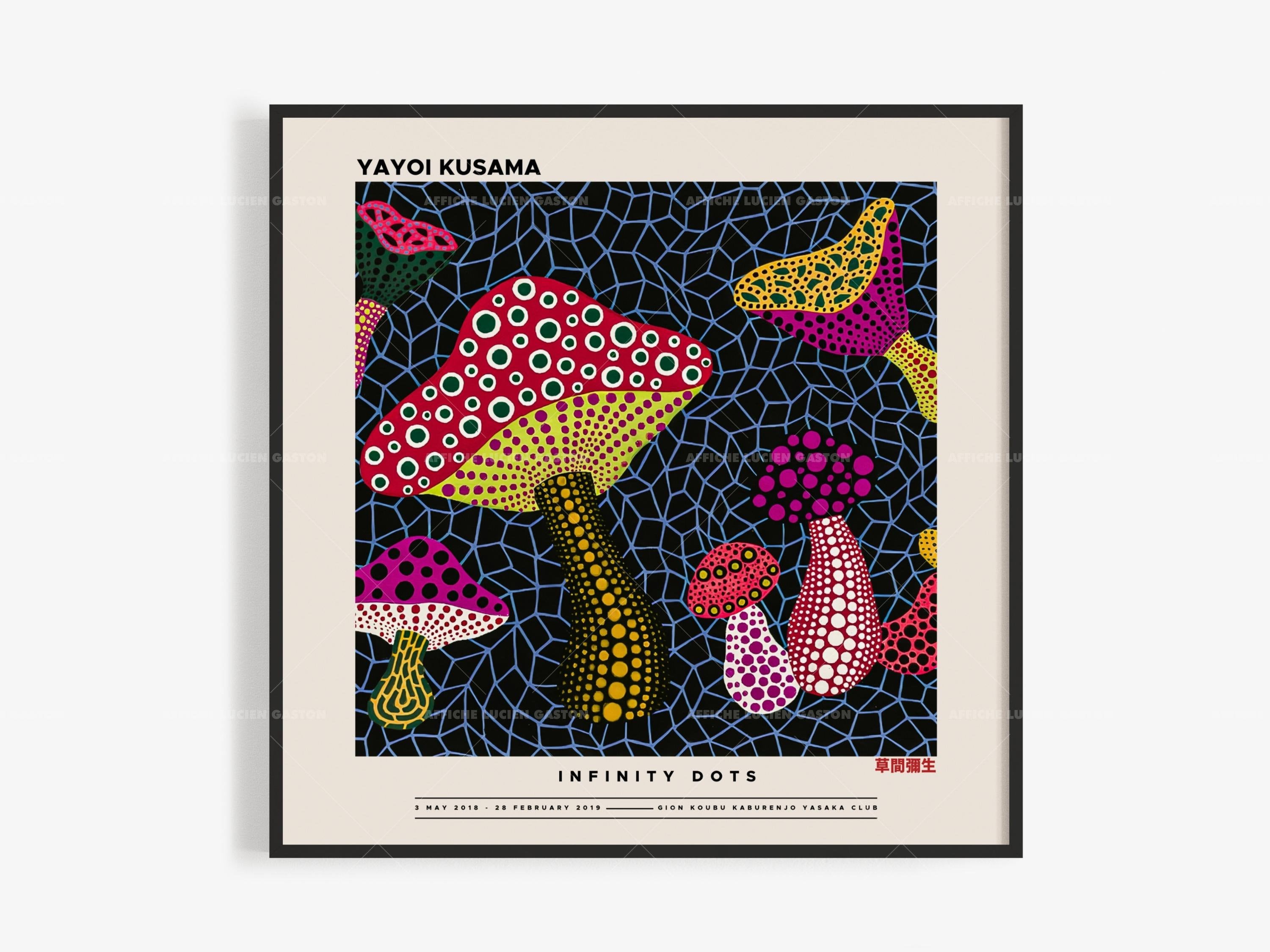 Kusama アートポスター A2版 Yayoi Kusama Poster | Yayoi Kusama Poster | Decorative