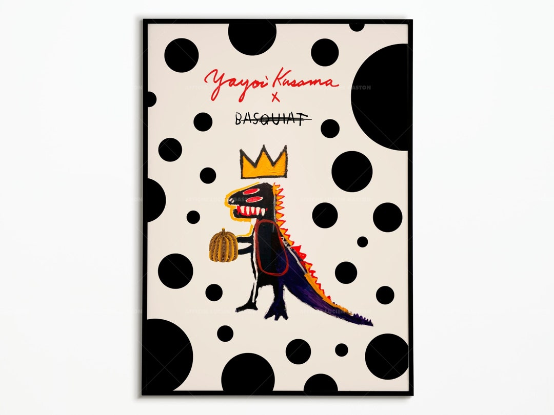 Poster Yayoi Kusama X Jean Michel Basquiat 1982 Poster Yayoi picture