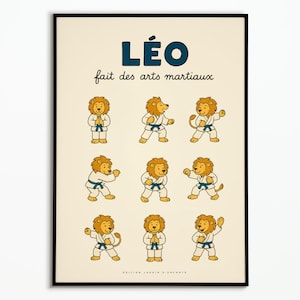 Children&#39;s Poster | Children&#39;s Room Poster | Judo/Karate Poster | Children&#39;s Room Decoration Poster | Art Poster