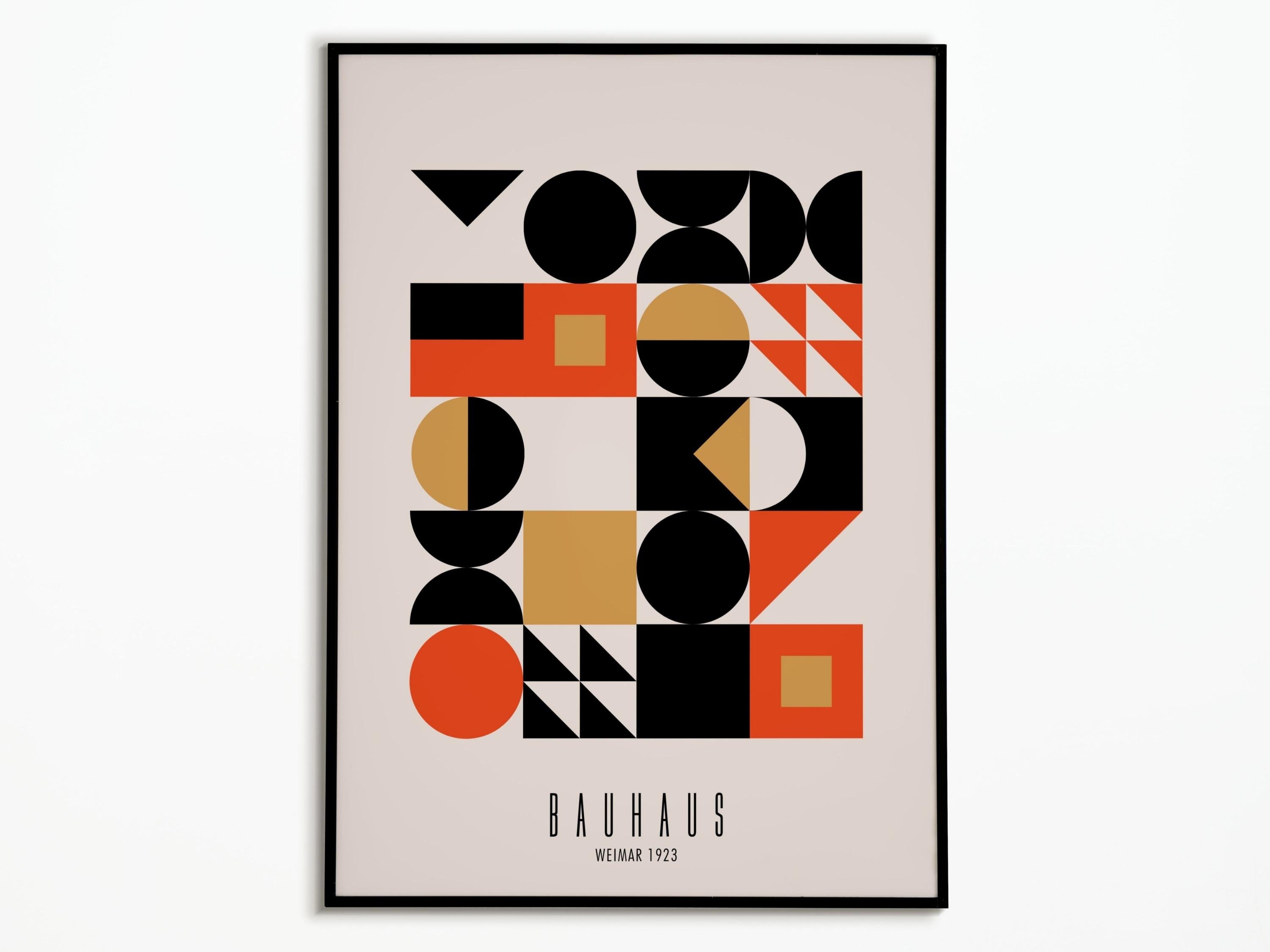 Bauhaus 1923 | Affiche Bauhaus Poster Affiche Décoration Art