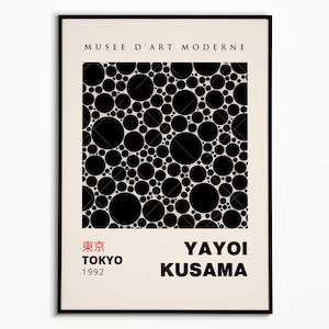Poster Yayoi Kusama 1992 | Poster Yayoi Kusama | Decoration poster | Poster Art | Gift idea
