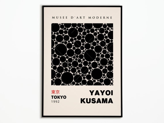 アート・デザイン・音楽 KUSAMA Amazon.com: TqzQuilyan Retro Yayoi Kusama Poster Colorful