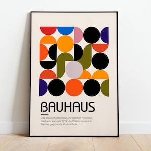 Bauhaus 1919 Bauhaus poster 1919 Poster Bauhaus 1919 decoration poster Poster Art image 2