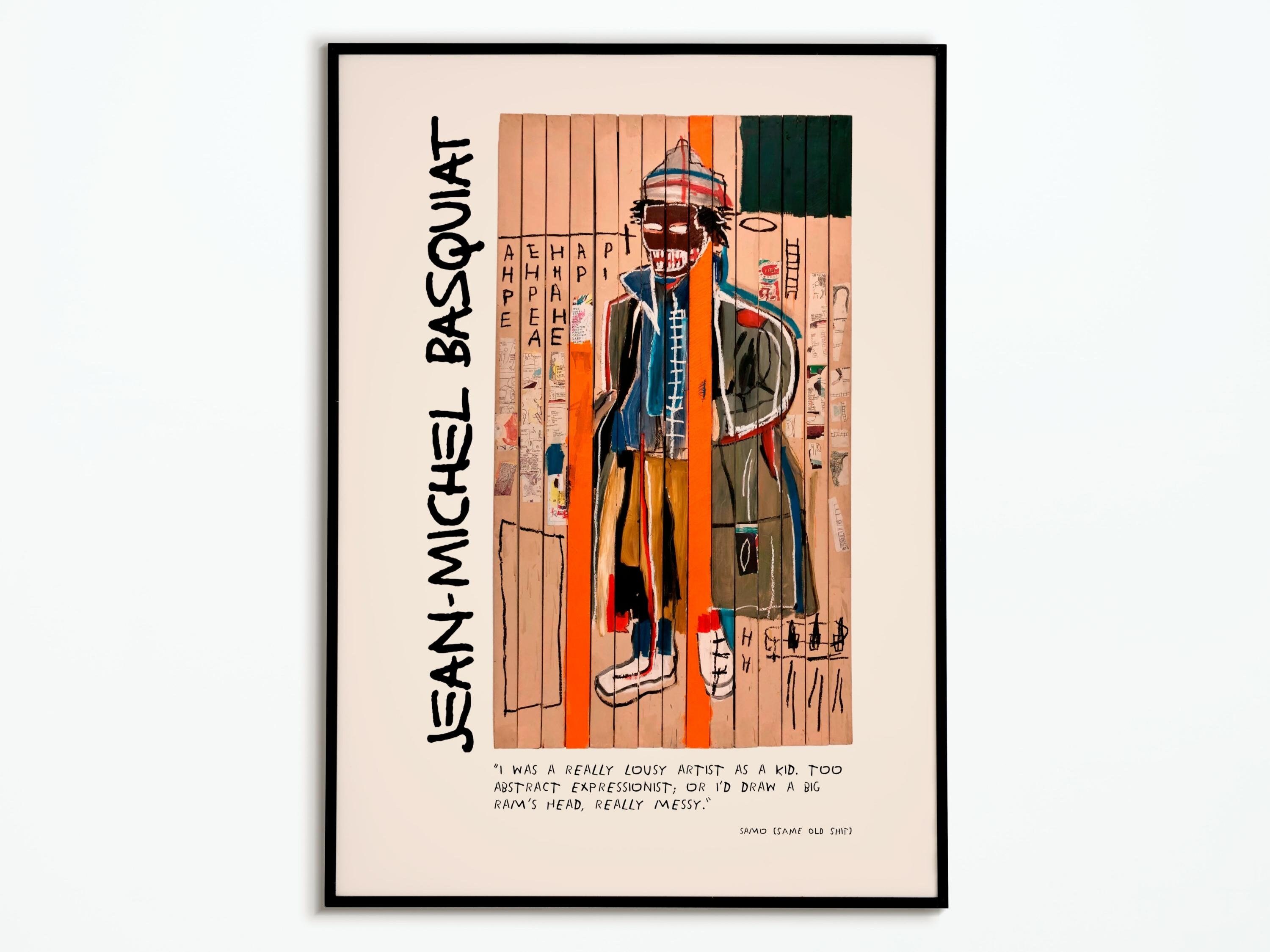 Affiche Jean Michel Basquiat - Poster Affiche Décoration Art Idée Cadeau