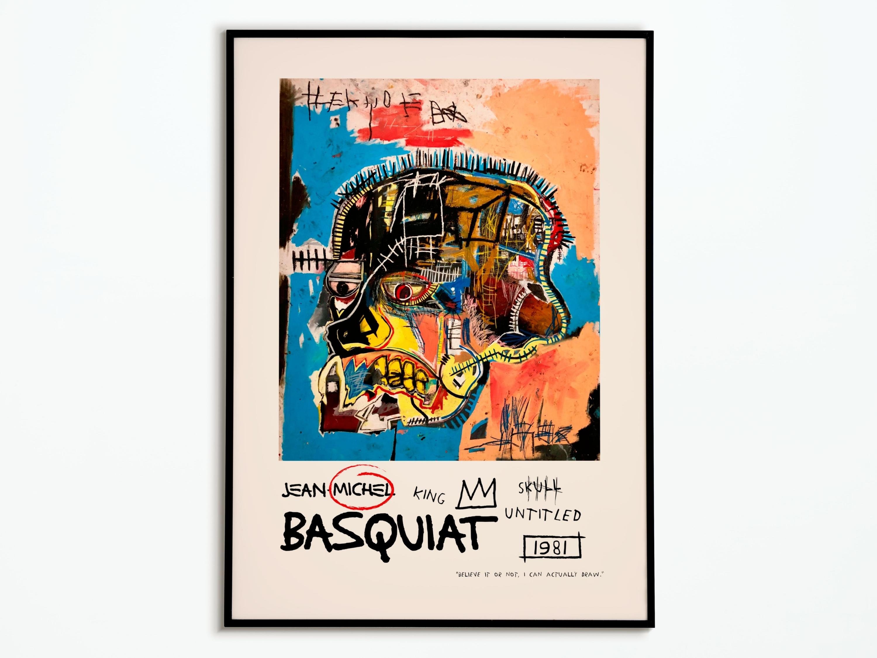 Affiche Jean Michel Basquiat 1981 | Poster Affiche Décoration Art