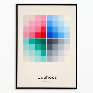 Bauhaus Poster 1919 | Poster Bauhaus 1919 | decoration poster | Art Poster | Art exhibition