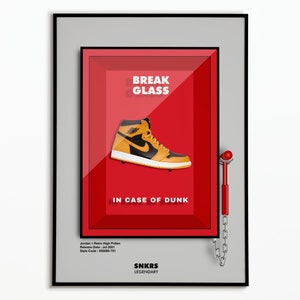 Poster Sneakers Original Jordan Retro 2021 | Poster Sneakers Jordan | Decorazione poster | Poster d'arte