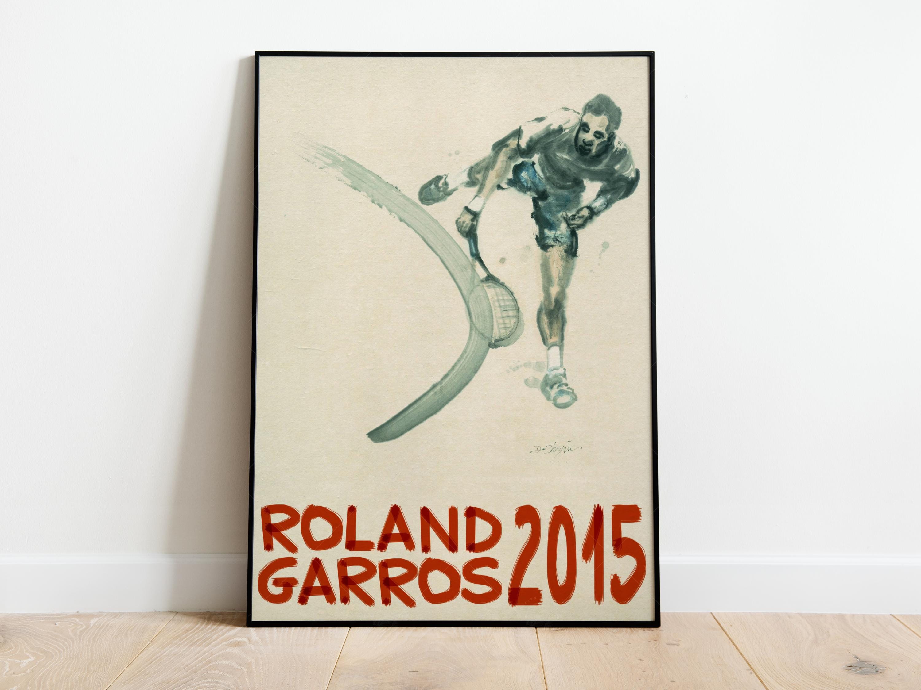 Tennis Poster | Roland Garros 2015 Poster | Roland Garros 2015