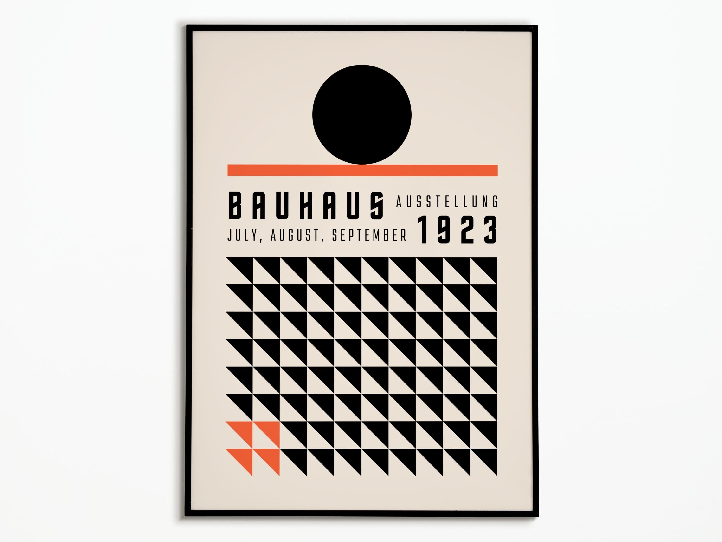 Affiche Bauhaus 1923 | Poster Affiche Décoration Affiche Art