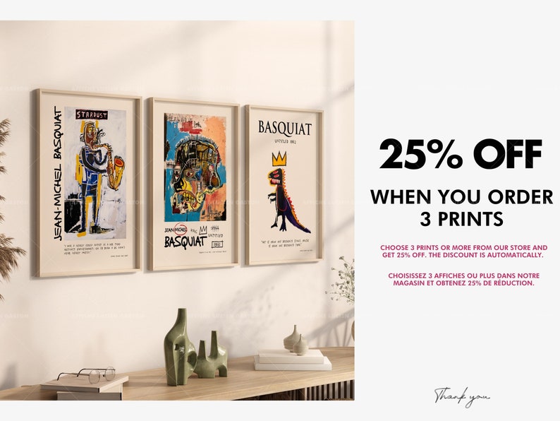 Jean Michel Basquiat Poster Basquiat Poster Decoration Poster Art