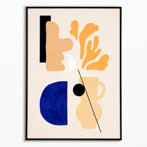Affiche Matisse Art  | Matisse Abstract Art Poster | Décoration murale | Affiche Art | Wall Art