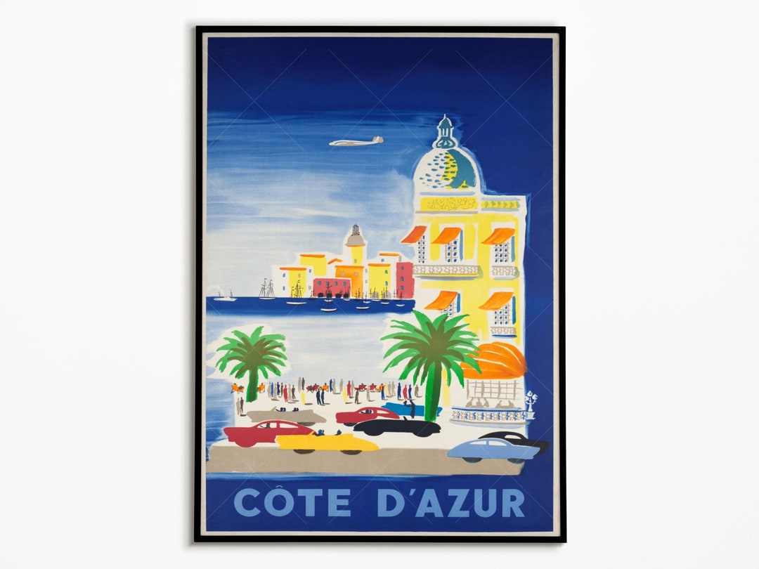 French Riviera Poster | French Riviera Poster | Decorative Poster ...