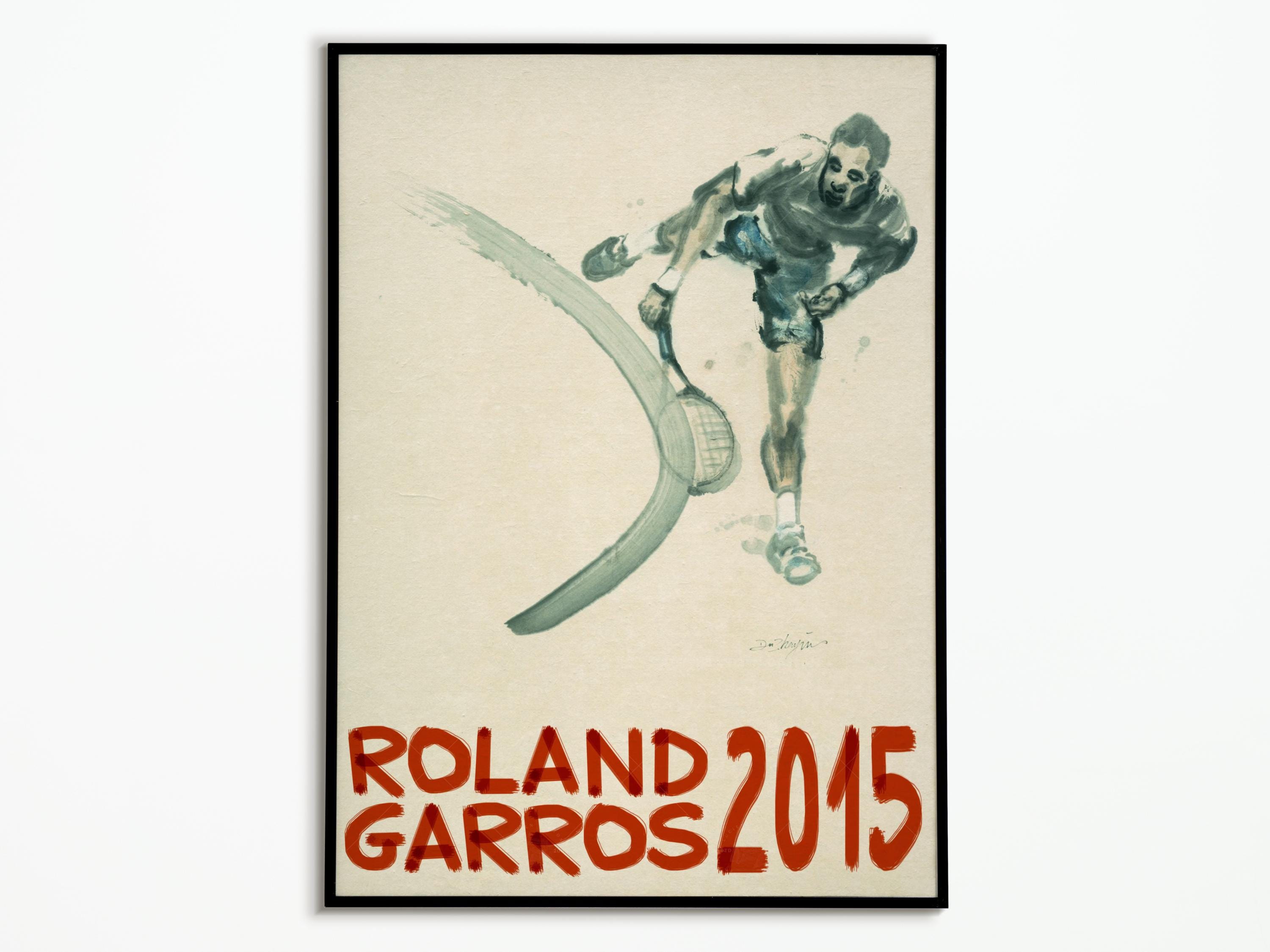 ROLAND GARROS 2015 ポスター Tennis Poster | Roland Garros 2015 Poster | Roland Garros 2015