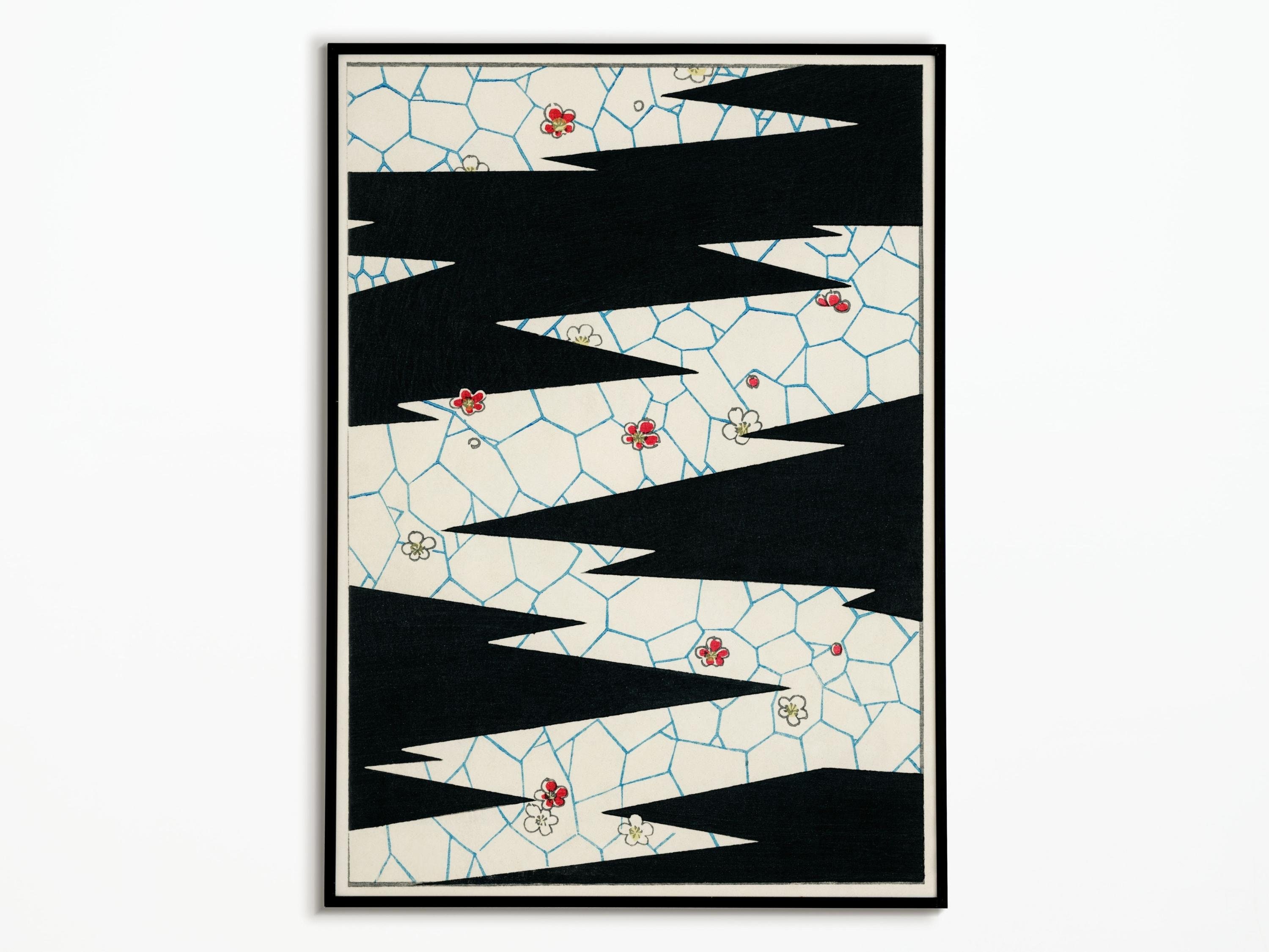 Affiche Estampe Japonaise Bijutsu Sekai | 1893-1896 | Affiche Watanabe Seitei Idée Cadeau Décoration