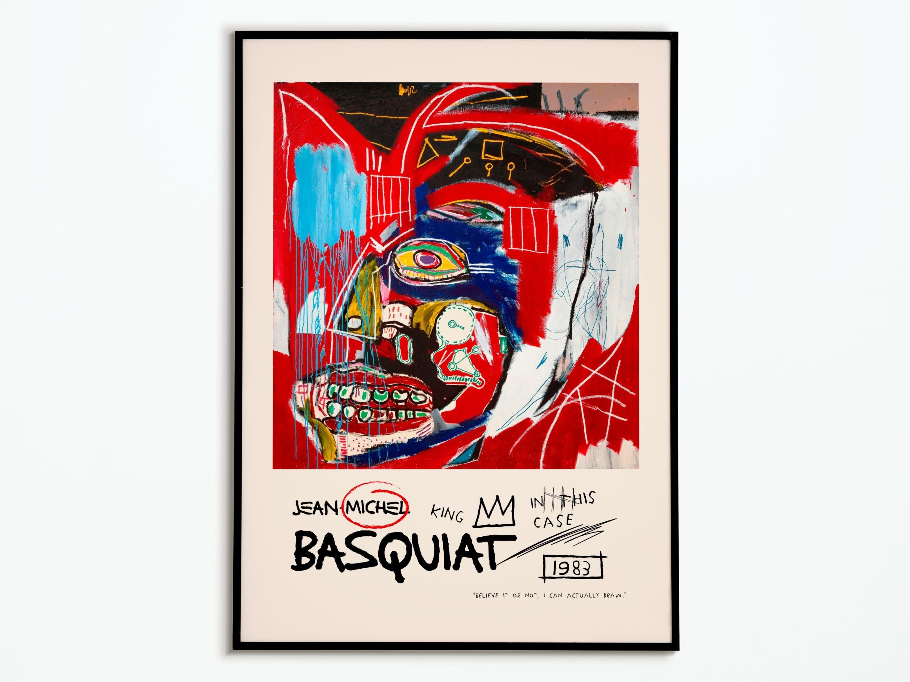 Affiche Jean Michel Basquiat 1983 | Poster Affiche Décoration Art