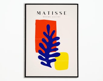 Affiche Henri Matisse, Poster Matisse Colorée, Peinture Art Moderne Matisse, Décoration murale, Idée cadeau, Plusieurs tailles disponibles