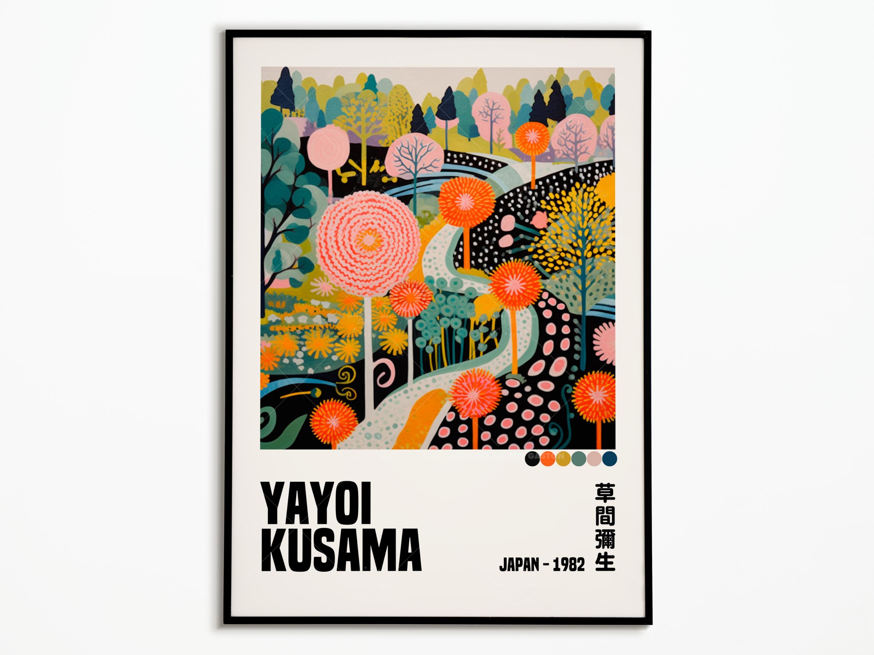 Yayoi Kusama Poster - Yayoi Kusama Poster - Decorative Poster