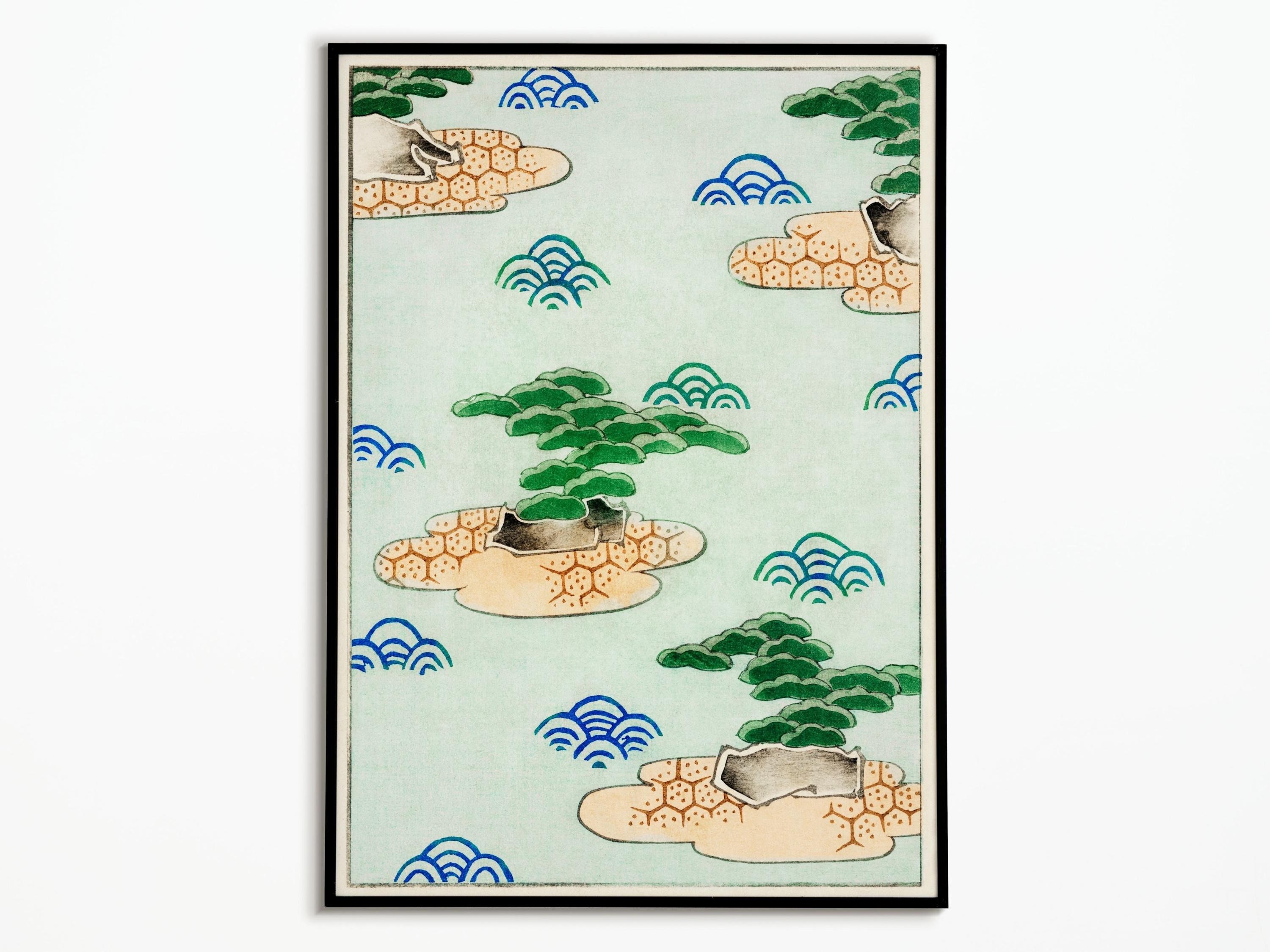 Affiche Estampe Japonaise Bijutsu Sekai | 1893-1896 | Idée Cadeau Affiche Décoration