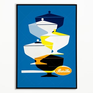 Vintage Pasta Poster | Italian Cuisine Poster | Vintage Pasta Poster | Wall Decoration | Wall Art