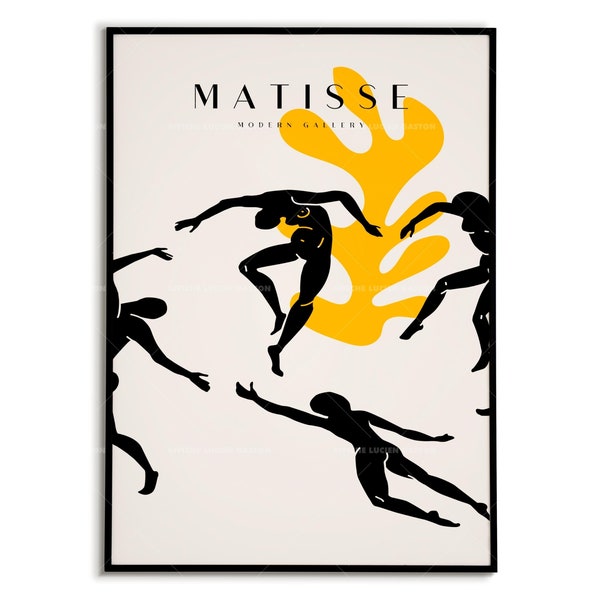 Affiche Henri Matisse, Poster Matisse Colorée, Peinture Art Moderne Matisse, Décoration murale, Idée cadeau, Plusieurs tailles disponibles